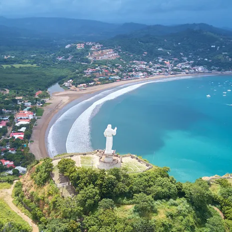 Uitzicht op San Juan del Sur in Nicaragua