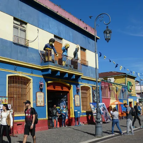Straatbeeld in Argentinië