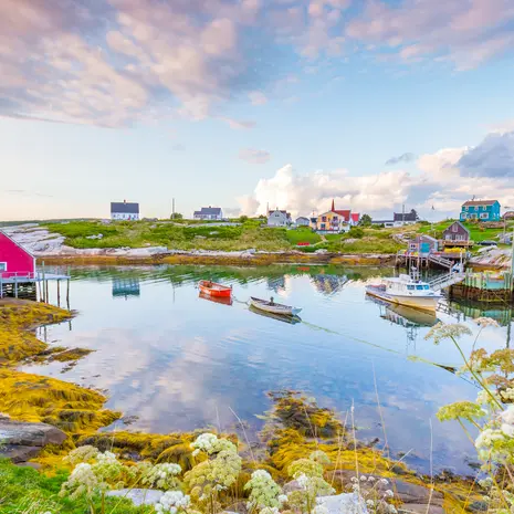 Peggy's Cove in Atlantic Canada