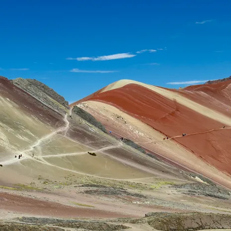 Rainbow Mountain in Peru