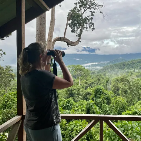 Uitzichten tijdens de jungletrekking in Sawai op Seram, Molukken