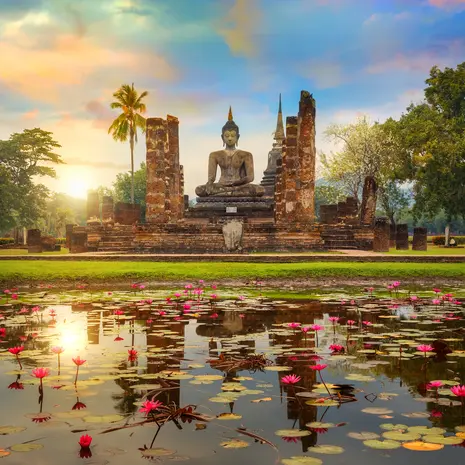Bezoek de tempels van Sukhothai tijdens deze culturele rondreis