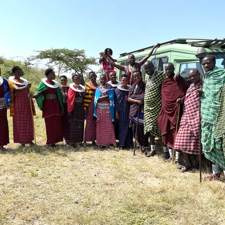 op bezoek bij de Masai, Tanzania