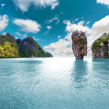Uitzicht op de zee bij Phuket