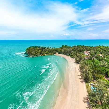 Uitgestrekte stranden op Koh Samui in Thailand