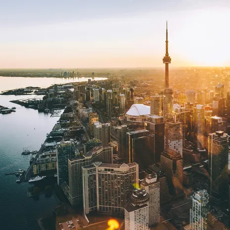 Golden Hour in Toronto, Canada