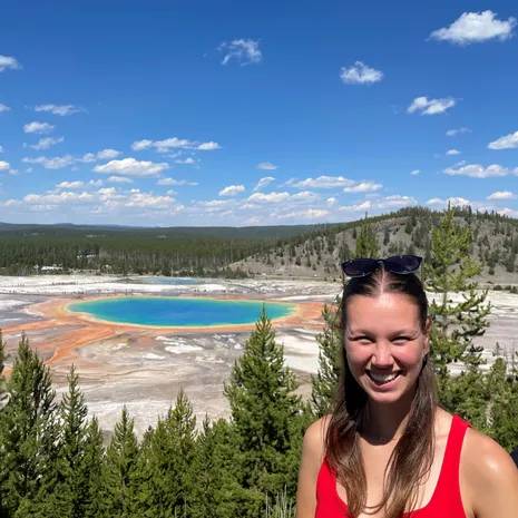 Collega Emma in USA Yellowstone
