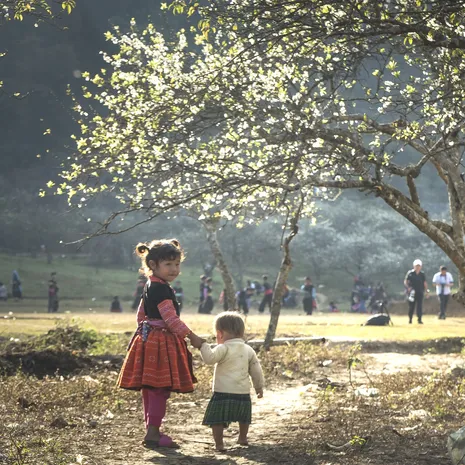 Kindje in onontdekt Vietnam