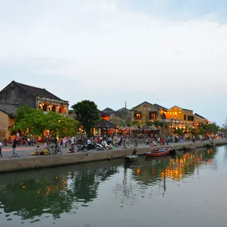 Gezelligheid op de straten van Hoi An, Vietnam