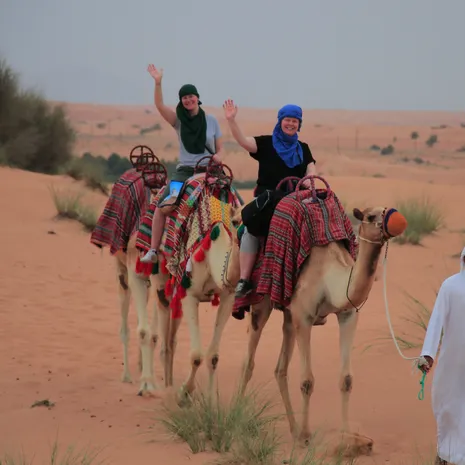 Op excursie door de woestijn van Dubai