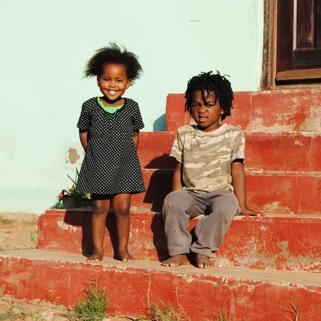 Lieve kindjes in Duran, Zuid-Afrika