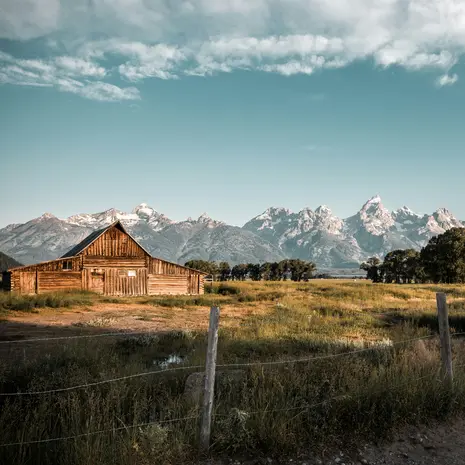 Grand Teton NP in de Rocky Mountains