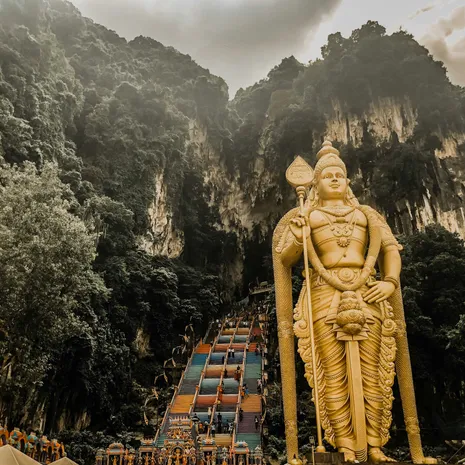 De Batu caves in West-Maleisie
