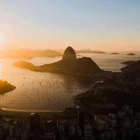 Het strand van Rio de Janeiro in Brazilië