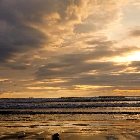 Zonsondergang bij Pangandaran
