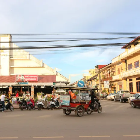 Straten en vervoer in Cambodja