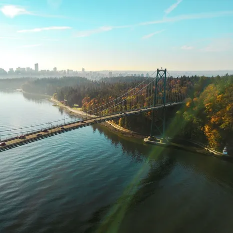 Uitzicht op Vancouver in canada