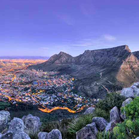 Uitzicht op de Tafelberg, Kaapstad