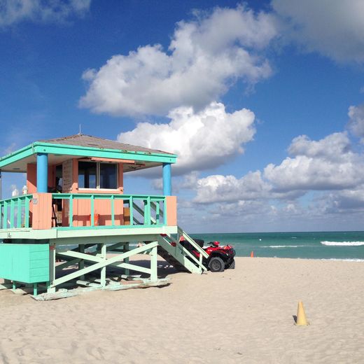 Strandhuisje Miami in Florida
