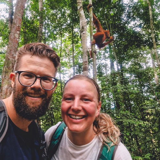 Rowan in Bukit Lawang