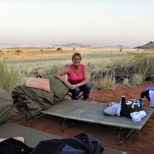 Slapen onder de sterrenhemel van Namibië
