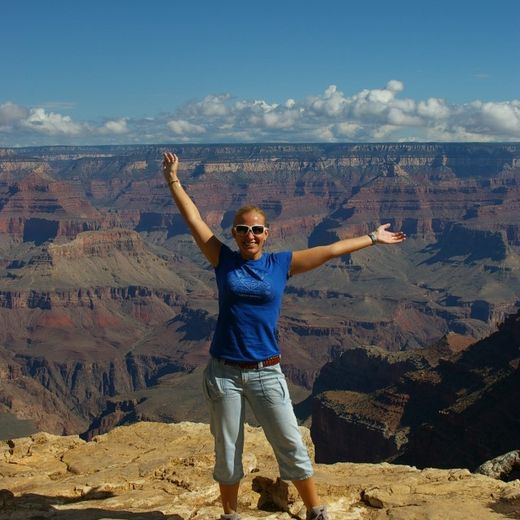 Annet bij prachtig uitzicht van de Grand Canyon, Amerika