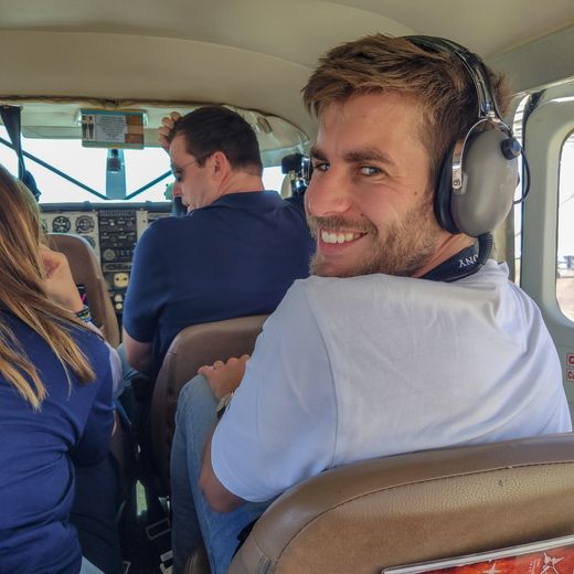 Met een vliegtuigje over de Nazca lijnen