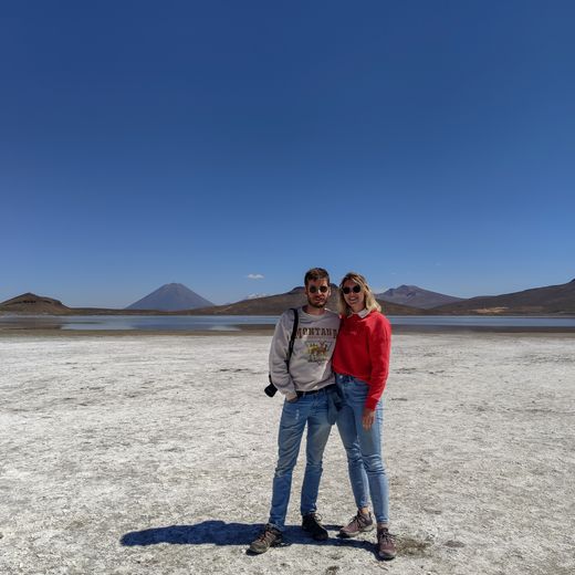 Zoutmeer in de buurt van Arequipa