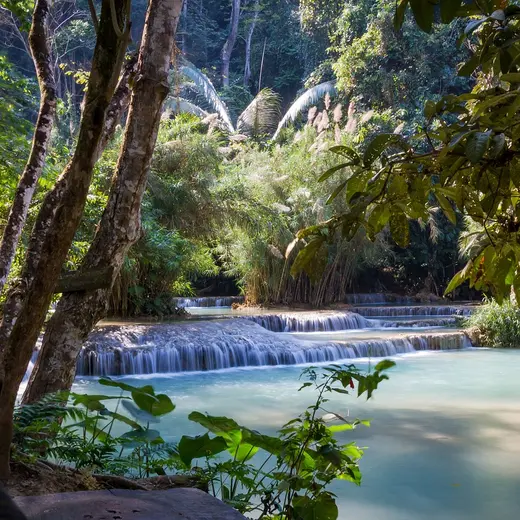 Luang-Prabang-Kuang-Si-Waterval Luang-Prabang-Kuang-Si-Waterval