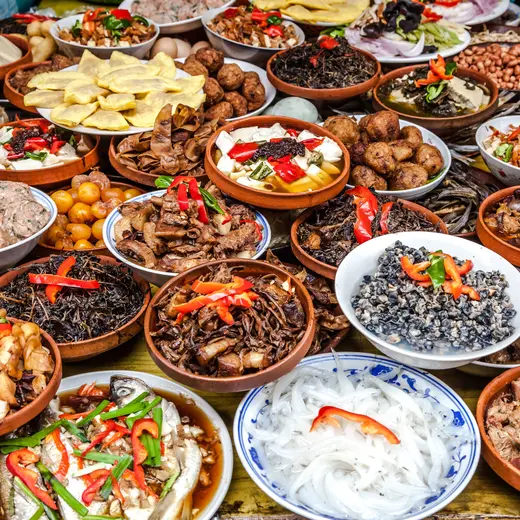 Thais eten in Thailand